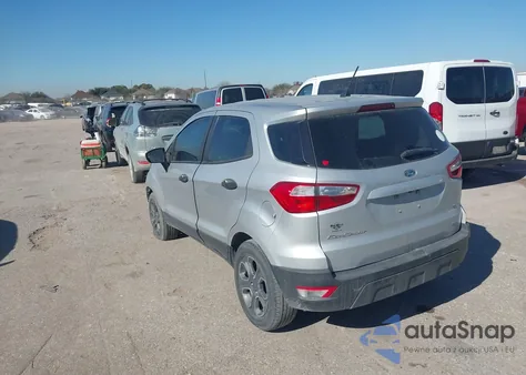 2019 Ford Ecosport S из США, поврежденный, VIN MAJ3S2FE5KC272489
